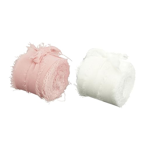 Gadpiparty 1 Satz Banddekoration Zubehör Satinband Zum Einwickeln Sortiertes Band Seide Burgund Band Zum Verpacken Bänder Für Handwerk Schleife Blau Organza Basteln Haarband Polyester 2rollen von Gadpiparty