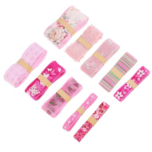 Gadpiparty 1 Satz Bastelband Für Den Täglichen Gebrauch Dekorationen Reben Fälschung Blumen Chiffon Geschenkband Band Zum Basteln Festival-handwerksband Gegenwärtiges Band Polyester 10 Stück von Gadpiparty