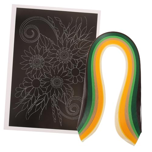 Gadpiparty 1 Satz Bastelset für Papierquilling Papierstreifen für DIY Projekte für Anfänger und Bastelenthusiasten Vielseitig Einsetzbar für Dekoration und von Gadpiparty