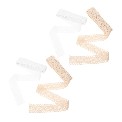 Gadpiparty 1 Satz Baumwollspitzenband Dekoratives Spitzenband Für Diy Kleidung Bastelarbeiten Und Accessoires Weiße 4rollen Gadpiparty 1 Satz Baumwollspitzenband Dekoratives Spitzenband Für Diy Kleidung Bastelarbeiten Und Accessoires Weiße 4rollen von Gadpiparty