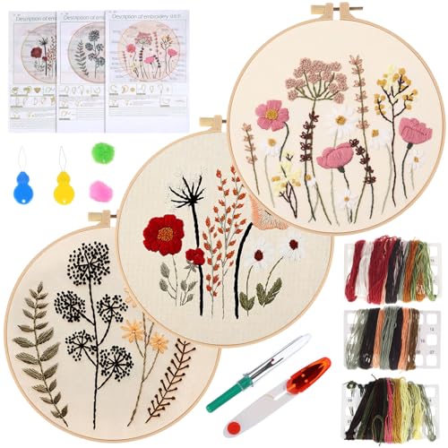 Gadpiparty 1 Satz Beginner Stickset für Handstickerei mit Kreuzstichmaterial für Einfach zu Erlernen mit Detaillierten Anleitungen für und Handgefertigte Designs Gadpiparty 1 Satz Beginner Stickset für Handstickerei mit Kreuzstichmaterial für Einfach zu Erlernen mit Detaillierten Anleitungen für und Handgefertigte Designs von Gadpiparty
