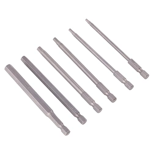 Gadpiparty 1 Satz Beschädigter Schraubenzieher Abisolierter Schraubenentferner Schraubenausdreher Hexagon Innensechskant Bit Holzschrauben Gebrochener Bolzenauszieher Silver 6 Stück von Gadpiparty