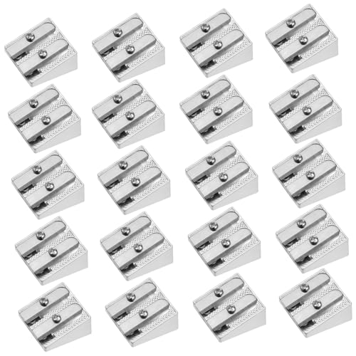 Gadpiparty 1 Satz Bleistiftspitzer Aus Aluminiumlegierung Bleistiftspitzer Für Die Schule Für Bleistiftspitzer Großpackung Kompakter Bleistiftspitzer Bleistiftspitzer 20 Stück von Gadpiparty