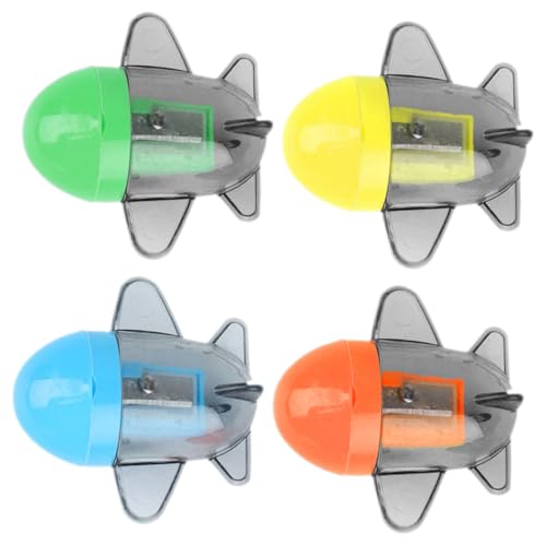 Gadpiparty 1 Satz Bleistiftspitzer Bleistifte Buntstiftspitzer Farbig Mini Vier Lustig Anspitzer Bleistiftschärfer Flugzeug Tragbar Bleistift Plastik Zufällige Farbe 4 Stück Gadpiparty 1 Satz Bleistiftspitzer Bleistifte Buntstiftspitzer Farbig Mini Vier Lustig Anspitzer Bleistiftschärfer Flugzeug Tragbar Bleistift Plastik Zufällige Farbe 4 Stück von Gadpiparty