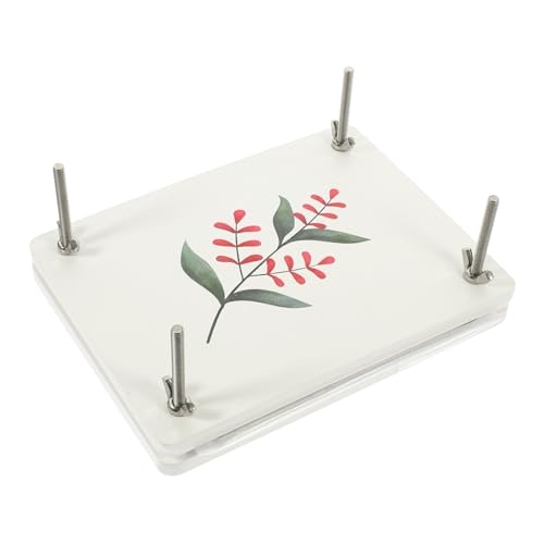 Gadpiparty 1 Satz Blumenpresse Professionelles Blumenpressen Kit für Diy Pflanzen mit Robustem Holz für Trocknen von Blättern und Früchten Gartenliebhaber und Projekte von Gadpiparty
