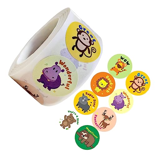 Gadpiparty 1 Satz Bunte Tieraufkleber Selbstklebende Etiketten Für Verpackung Deko Und Für Partys Süßigkeiten Und Notizen 500 Stück Gadpiparty 1 Satz Bunte Tieraufkleber Selbstklebende Etiketten Für Verpackung Deko Und Für Partys Süßigkeiten Und Notizen 500 Stück von Gadpiparty