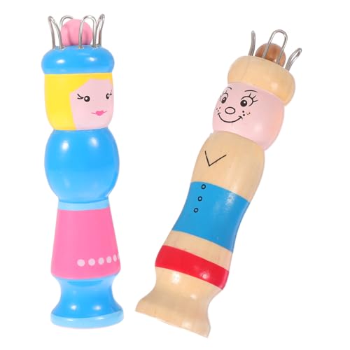 Gadpiparty 1 Satz Cartoon Puppe Strickmaschine Webrahmen Für Diy Bastelprojekte Für Anfänger Leichtem Und Tragbarem Design Zum Häkeln Von Armbändern Und Bändern 2 Stück von Gadpiparty