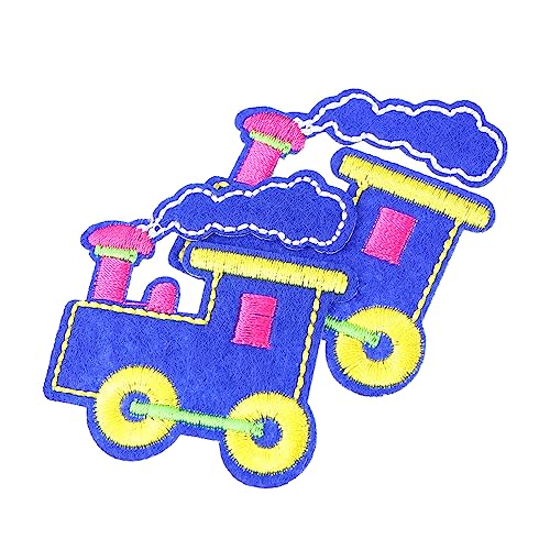 Gadpiparty 1 Satz Cartoon Zug Patches Aufbügelbare Gestaltete Stoffaufnäher Für Jeans Hüte Taschen Und Diy Projekte 10 Stück von Gadpiparty