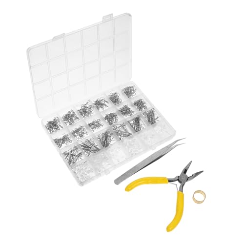 Gadpiparty 1 Satz DIY Ohrringe Zubehör Set Schmuck Bastelmaterialien mit Ohrhaken Eardrop Clasp Ear Wire Hook für Kreative Ohrringe Selbst Gestalten Gadpiparty 1 Satz DIY Ohrringe Zubehör Set Schmuck Bastelmaterialien mit Ohrhaken Eardrop Clasp Ear Wire Hook für Kreative Ohrringe Selbst Gestalten von Gadpiparty
