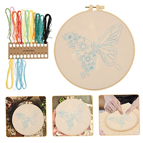 Gadpiparty 1 Satz DIY Stickerei Set für Anfänger Handarbeitsmaterial für Kreuzstich und Projekte für Dekoration und Umfassendes Set für Kunsthandwerksliebhaber Gadpiparty 1 Satz DIY Stickerei Set für Anfänger Handarbeitsmaterial für Kreuzstich und Projekte für Dekoration und Umfassendes Set für Kunsthandwerksliebhaber von Gadpiparty