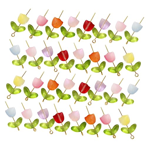 Gadpiparty 1 Satz DIY Tulip Glasperlen Mix Farben Spacer Beads für Armband Schmuckherstellung Einfache Handhabung für Kreative Bastelprojekte von Gadpiparty