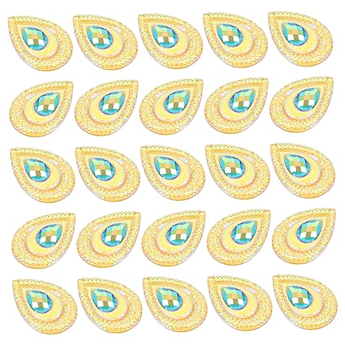 Gadpiparty 1 Satz DIY Wassertröpfchen Strasssteine Flache Rückseite für Hochzeitskleider und Bekleidungszubehör Handgefertigte Dekoration für Kleidung Taschen und Mehr von Gadpiparty
