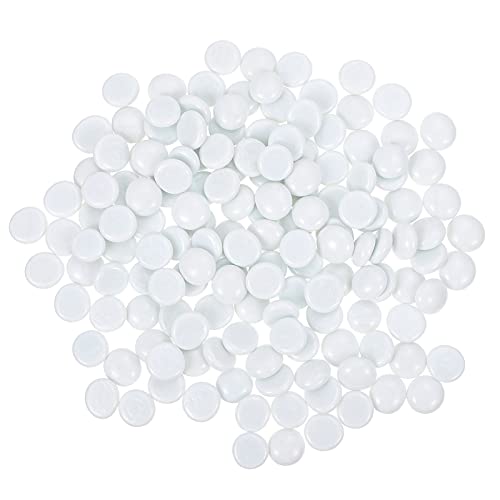 Gadpiparty 1 Satz Dekorativen Go Schachspiel Zubehör Flache Glasperlen für Brettspiele Premium Go Spielsteine Vielseitige Accessoires Elegant und Langlebig von Gadpiparty