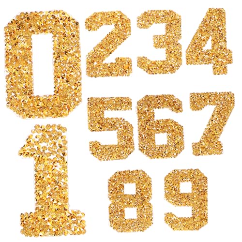 Gadpiparty 1 Satz Digitale Diamantaufkleber gestickte Applikationen Name Nähen Sie Strass-Patches Kleidung Stickerei Strasssteine selber machen Nummer Bügelflicken Number Eisenfleck Golden Gadpiparty 1 Satz Digitale Diamantaufkleber gestickte Applikationen Name Nähen Sie Strass-Patches Kleidung Stickerei Strasssteine selber machen Nummer Bügelflicken Number Eisenfleck Golden von Gadpiparty