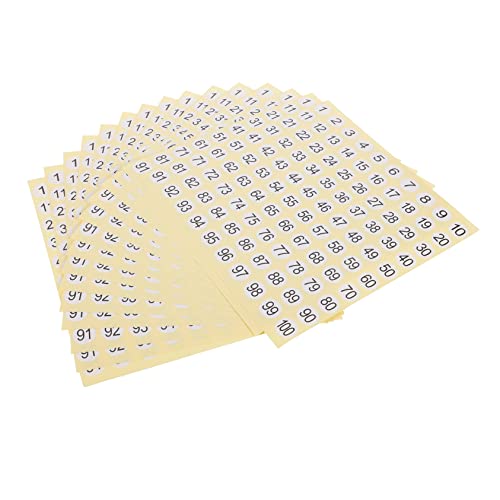 Gadpiparty 1 Satz Digitales Etikett Klebrig Etikett Für Kleidung Nummernaufkleber Klein Aufkleber Für Nummernschilder Markierungsnummernaufkleber Beschichtetes Papier 15blatt Gadpiparty 1 Satz Digitales Etikett Klebrig Etikett Für Kleidung Nummernaufkleber Klein Aufkleber Für Nummernschilder Markierungsnummernaufkleber Beschichtetes Papier 15blatt von Gadpiparty