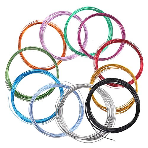 Gadpiparty 1 Satz Diy Aluminiumdraht Biegsamer Basteldraht Für Schmuckherstellung Skulpturen Und Kreative Projekte Langlebig Und Leicht Zuschneidbar Zufällige Farbe 12rollen von Gadpiparty