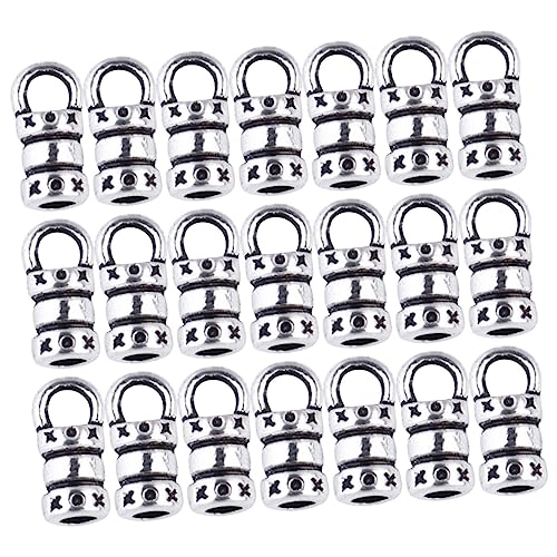 Gadpiparty 1 Satz Diy Armband Verbindungsschließen Legierung Für Lederbänder Schmuckherstellung Antik Silber Innendurchmesser Für Armbänder Und 100 Stück von Gadpiparty