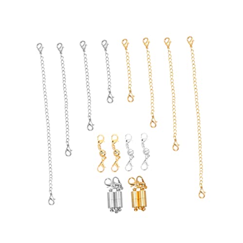 Gadpiparty 1 Satz Diy Magnetverschluss für Schmuck Zylindrische Magnetkette Gold und Silber für Armbänder Einfaches Anbringen Robuster Magnetverschluss Glänzende Gadpiparty 1 Satz Diy Magnetverschluss für Schmuck Zylindrische Magnetkette Gold und Silber für Armbänder Einfaches Anbringen Robuster Magnetverschluss Glänzende von Gadpiparty