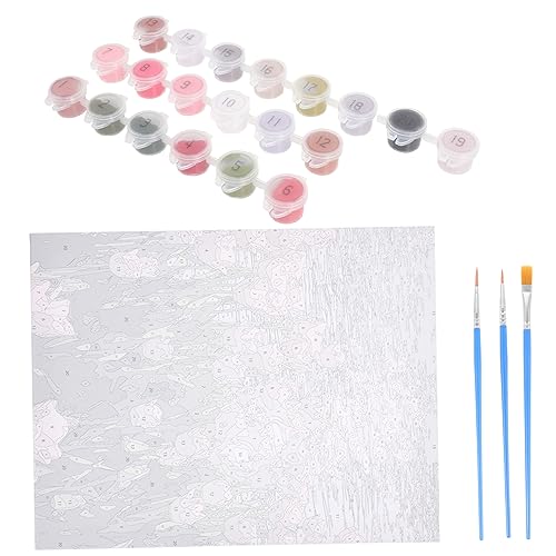 Gadpiparty 1 Satz Diy Ölgemälde für Handgemaltes Zahlenmalerei Kit mit Rahmen für Wohnkultur und Freizeitgestaltung Farben und Pinsel Anfänger und Familienaktivitäten Gadpiparty 1 Satz Diy Ölgemälde für Handgemaltes Zahlenmalerei Kit mit Rahmen für Wohnkultur und Freizeitgestaltung Farben und Pinsel Anfänger und Familienaktivitäten von Gadpiparty