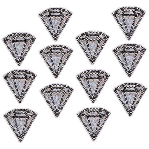 Gadpiparty 1 Satz Diy Patches Mit Strass Diamantmuster Glitzernde Applikationen Für Kleidung Taschen Schuhe Und Cosplay Kostüme Rückseitig Selbstklebend 12 Stück Gadpiparty 1 Satz Diy Patches Mit Strass Diamantmuster Glitzernde Applikationen Für Kleidung Taschen Schuhe Und Cosplay Kostüme Rückseitig Selbstklebend 12 Stück von Gadpiparty