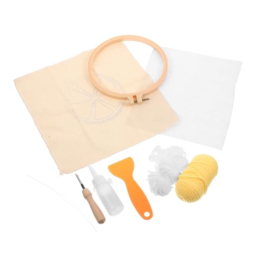 Gadpiparty 1 Satz Diy Punch Needle Untersetzer Material Handwerk für Anfänger Dicker Sticknadel und Stickrahmen für Dekoration Auto Gadpiparty 1 Satz Diy Punch Needle Untersetzer Material Handwerk für Anfänger Dicker Sticknadel und Stickrahmen für Dekoration Auto von Gadpiparty