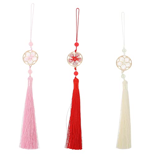 Gadpiparty 1 Satz Diy Quasten Anhänger Blüten Tassel Pendants Für Lesezeichen Handwerk Dekoration Pastellrosa Für Taschen Armbänder Und Chinesische Kostüme 3 Stück Gadpiparty 1 Satz Diy Quasten Anhänger Blüten Tassel Pendants Für Lesezeichen Handwerk Dekoration Pastellrosa Für Taschen Armbänder Und Chinesische Kostüme 3 Stück von Gadpiparty