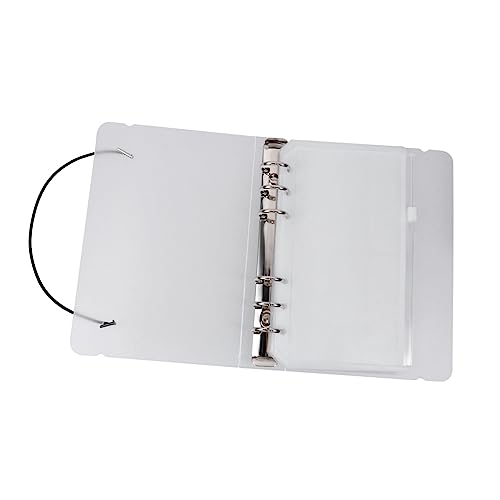 Gadpiparty 1 Satz Diy Sammelmappe mit Aufbewahrungstasche für Lose Transparentes Design für Notizen und Sticker Einfaches und Organisieren Robust und Leicht zu Transportieren von Gadpiparty
