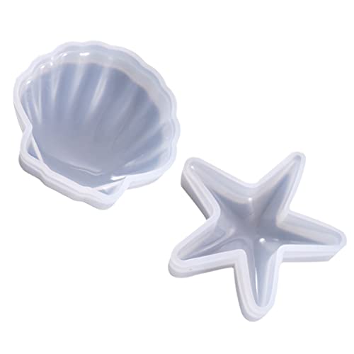 Gadpiparty 1 Satz Diy Silikonformen Meerestern Und Gießformen Für Kreative Bastelprojekte Wiederverwendbare Formen Für Seife Fudge Und Dekoration 2 Stück von Gadpiparty