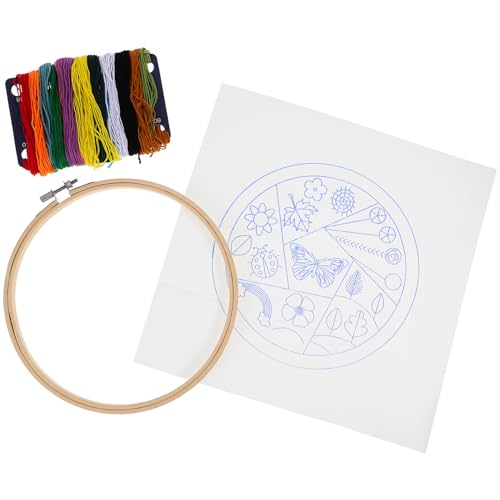 Gadpiparty 1 Satz Diy Stickerei für Anfänger Kreuzstich Kit mit Blumen und Tiermotiven Einfach zu Handhaben für und Perfektes für Diy von Gadpiparty