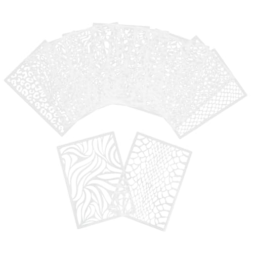 Gadpiparty 1 Satz Doodle Dekorative Vorlage Handwerk Schablonen Zum Malen Vorlagen Zum Malen Pausschablonen Zum Zeichnen Malschablonen Diy -schablonen Das Haustier 12 Stück von Gadpiparty