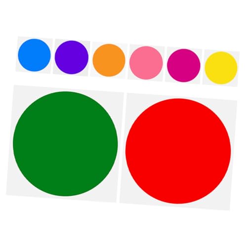 Gadpiparty 1 Satz Dot -bodenaufkleber Farbige Aufkleberpunkte Kindergärtenlinienflecken Klassenzimmerkleber Bodenpunkte Für Klassenzimmer Klassenzimmerpunkte Für Den Boden Laminierte Folie von Gadpiparty
