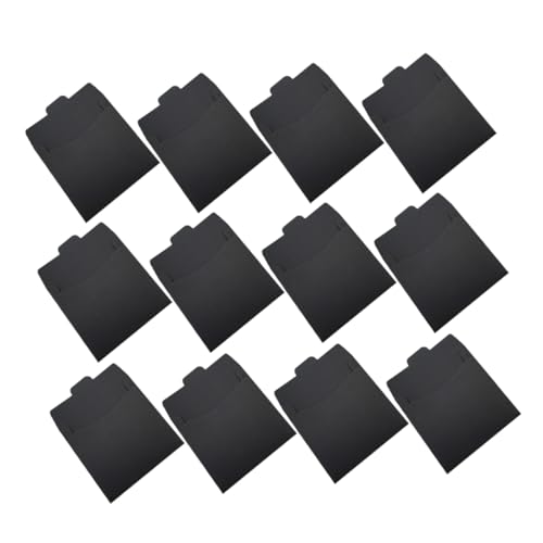 Gadpiparty 1 Satz Dvd-aufbewahrungshüllen Cd-verpackungshüllen Umschläge Aus Pappe Packsack Umschläge Kleine Umschläge Schlank Leere Cd-hüllen Umschlag Papier Black 50 Stück von Gadpiparty