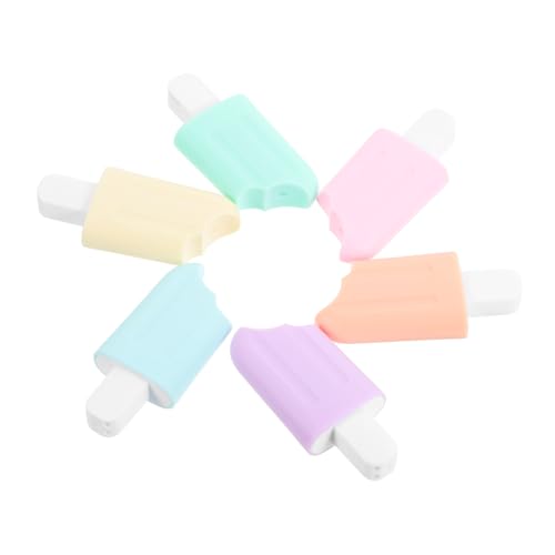 Gadpiparty 1 Satz Eisförmiger Textmarker Highlight-stift Kawaii Textmarker Kleiner Textmarker Färbung Marker Süße Markierungen Flüssige Textmarker Marker Für Highlight Plastik 6 Stück Gadpiparty 1 Satz Eisförmiger Textmarker Highlight-stift Kawaii Textmarker Kleiner Textmarker Färbung Marker Süße Markierungen Flüssige Textmarker Marker Für Highlight Plastik 6 Stück von Gadpiparty