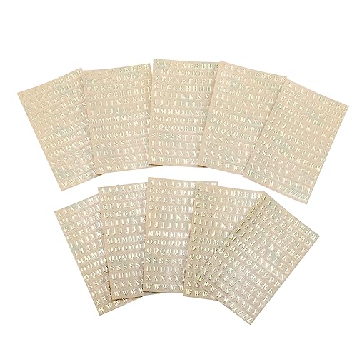 Gadpiparty 1 Satz Etiketten Für Parfümflaschen Goldene Buchstaben Aufkleber Zur Dekoration Selbstklebende Etiketten Für Ölbottles Diy Beschriftungen Für Einfache Erkennung 10 Stück von Gadpiparty