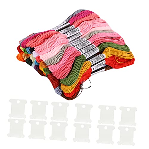 Gadpiparty 1 Satz Farben Premium Baumwoll Stickgarn Set für Kreuzstich Winding Platten für Diy Stickerei Basteln und Projekte Gadpiparty 1 Satz Farben Premium Baumwoll Stickgarn Set für Kreuzstich Winding Platten für Diy Stickerei Basteln und Projekte von Gadpiparty
