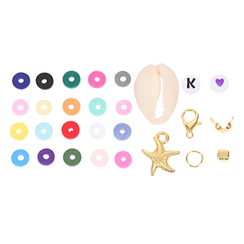 Gadpiparty 1 Satz Farbiges Polymer Clay Perlen Set für Diy Schmuckherstellung Bastelperlen Buchstabenperlen und Zubehör für Armbänder und für Kreative Projekte und Gadpiparty 1 Satz Farbiges Polymer Clay Perlen Set für Diy Schmuckherstellung Bastelperlen Buchstabenperlen und Zubehör für Armbänder und für Kreative Projekte und von Gadpiparty
