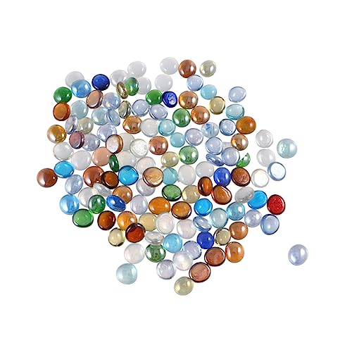 Gadpiparty 1 Satz Flachperlen für Aquarien und Bastelprojekte ca Dekorative Glasperlen Rot Blau und Grün für Diy Landschaften und Wohnaccessoires von Gadpiparty