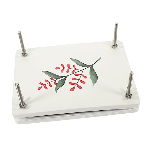 Gadpiparty 1 Satz Flower Press für DIY Blumenpressen Kit mit Holzplatten für Getrocknete und Pflanzen für Karten und Kunstprojekte von Gadpiparty