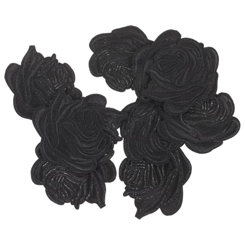 Gadpiparty 1 Satz Flower Stickerei Patches Für Kleidung Diy Aufnäher Für Taschen Hüte Jeans Blusen Applikationen Zur Dekoration Und Reparatur Schwarzes Design 10 Stück von Gadpiparty