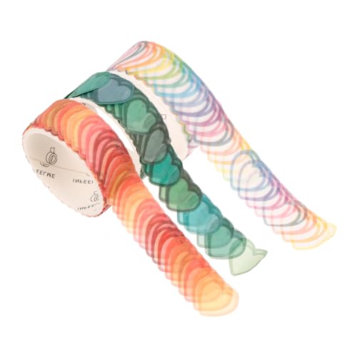 Gadpiparty 1 Satz Geständnisdichterkassade Klebrig Für Sammelalbum Notizbuch Schrott Washi-tape-ästhetik Dekoratives Bastelband Buchband Scrapbooking Washi Tape Sammelklebeband Papier 3rollen von Gadpiparty