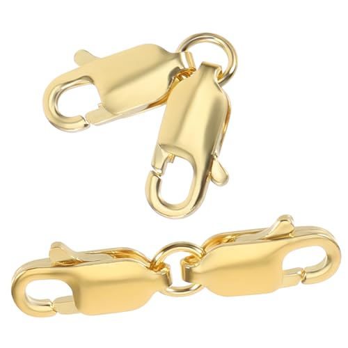 Gadpiparty 1 Satz Goldene Hummer Verschlüsse Für Diy Schmuckherstellung Doppelter Karabinerverschluss Für Armbänder Kettenverschluss Für Projekte 2 Stück Gadpiparty 1 Satz Goldene Hummer Verschlüsse Für Diy Schmuckherstellung Doppelter Karabinerverschluss Für Armbänder Kettenverschluss Für Projekte 2 Stück von Gadpiparty