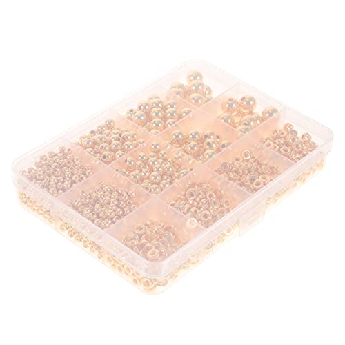 Gadpiparty 1 Satz Goldenes Perlenzubehör Schmuck Sortiert Perlen Für Armbänder Schüttgüter Uv Perlenabstandshalter Für Armbänder Lose Perlen Basteln Harz 1250 Stück Gadpiparty 1 Satz Goldenes Perlenzubehör Schmuck Sortiert Perlen Für Armbänder Schüttgüter Uv Perlenabstandshalter Für Armbänder Lose Perlen Basteln Harz 1250 Stück von Gadpiparty