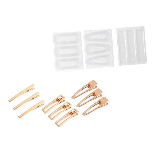 Gadpiparty 1 Satz Haarspangen Gießform Diy Kristall Epoxid Harz Schmuckform für Haaraccessoires Vielseitig und Praktisch von Gadpiparty
