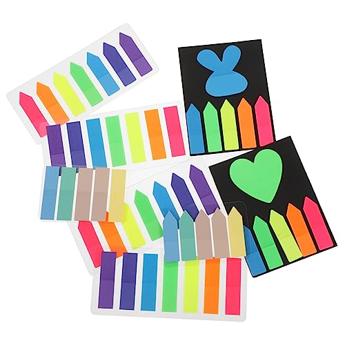 Gadpiparty 1 Satz Haftnotizen Wasserdichte Index Tabs für Selbstklebende Memo Sticker für Bunten Markierungen Streifen Pfeile Streifen Pfeile Tiermotiv von Gadpiparty