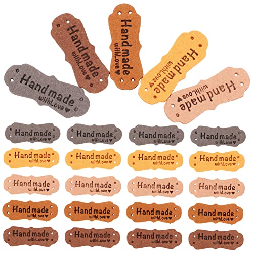 Gadpiparty 1 Satz Handgefertigte Lederetiketten Farben Für Diy Kleidung Taschen Hüte Langlebig Und Vielseitig Einsetzbar Personalisierte Nähprojekte 100 Stück Gadpiparty 1 Satz Handgefertigte Lederetiketten Farben Für Diy Kleidung Taschen Hüte Langlebig Und Vielseitig Einsetzbar Personalisierte Nähprojekte 100 Stück von Gadpiparty