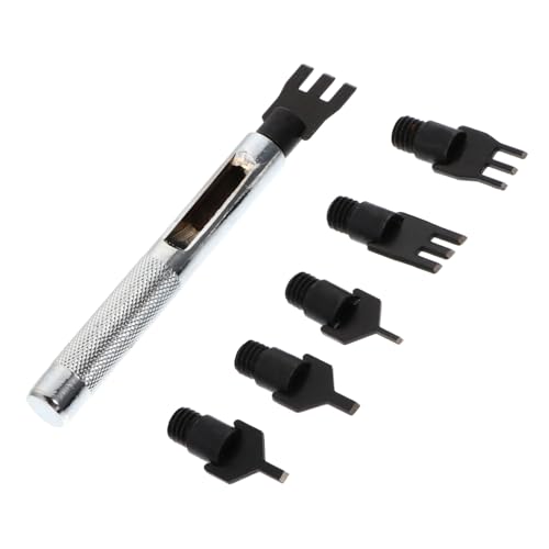 Gadpiparty 1 Satz Handgefertigte Lochstanzer für Leder Verstellbares Werkzeug für Lederbearbeitung für Geldbörsen Gürtel und Handtaschen von Gadpiparty