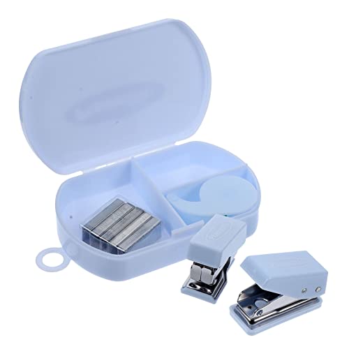 Gadpiparty 1 Satz Handwerkzeugkasten Sammelalbum klebeband bürotisch werkzeugtasche schreibtisch Hefter Locher Hefter Masse kleiner Hefter Heftklammern für Hefter Abs Blue Gadpiparty 1 Satz Handwerkzeugkasten Sammelalbum klebeband bürotisch werkzeugtasche schreibtisch Hefter Locher Hefter Masse kleiner Hefter Heftklammern für Hefter Abs Blue von Gadpiparty