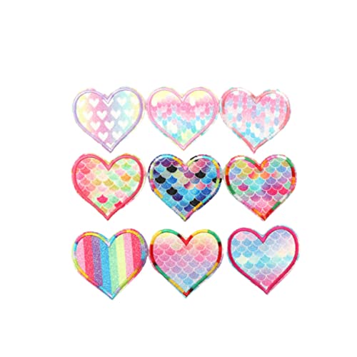 Gadpiparty 1 Satz Herzförmige Stoffaufnäher Stickapplikationen Für Diy Kleidung Umweltfreundliche Patches Für Jeans Shirts Und Accessoires Einzigartige Dekoration Für Stil 9 Stück Gadpiparty 1 Satz Herzförmige Stoffaufnäher Stickapplikationen Für Diy Kleidung Umweltfreundliche Patches Für Jeans Shirts Und Accessoires Einzigartige Dekoration Für Stil 9 Stück von Gadpiparty