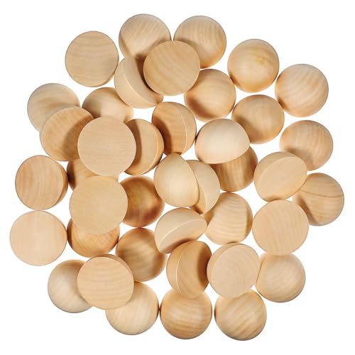 Gadpiparty 1 Satz Holzkugel Materialien Halbkugeln Zum Basteln Dekorative Bälle Kunsthandwerk Bälle Basteln Kinderspielzeughandwerk Zubehör Basteln Runde Holzperlen Holzformen 40 Stück Gadpiparty 1 Satz Holzkugel Materialien Halbkugeln Zum Basteln Dekorative Bälle Kunsthandwerk Bälle Basteln Kinderspielzeughandwerk Zubehör Basteln Runde Holzperlen Holzformen 40 Stück von Gadpiparty
