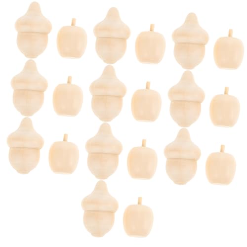 Gadpiparty 1 Satz Holzpilz -eichelornament Form Dekoration Hängend Apfel Handwerk Künstlicher Mini-apfel Apfel Unfertiges Holzaccessoire Unfertige Holzeicheln Beige 20 Stück Gadpiparty 1 Satz Holzpilz -eichelornament Form Dekoration Hängend Apfel Handwerk Künstlicher Mini-apfel Apfel Unfertiges Holzaccessoire Unfertige Holzeicheln Beige 20 Stück von Gadpiparty